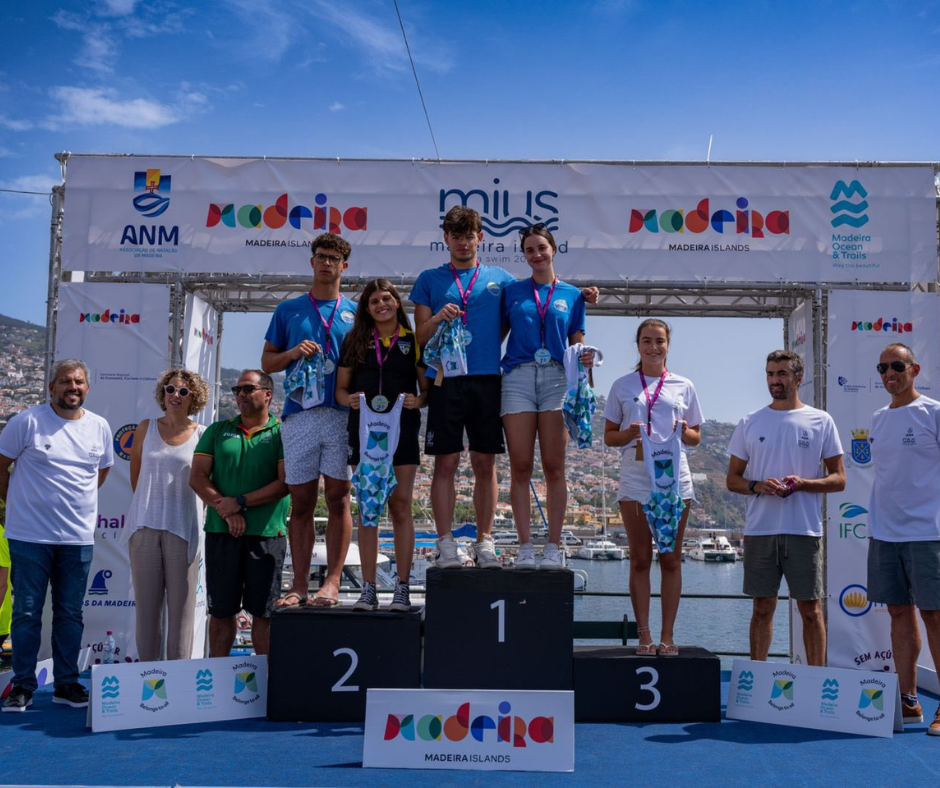 GD Natação Famalicão com quatro medalhas no Madeira Island Ultra-Swim